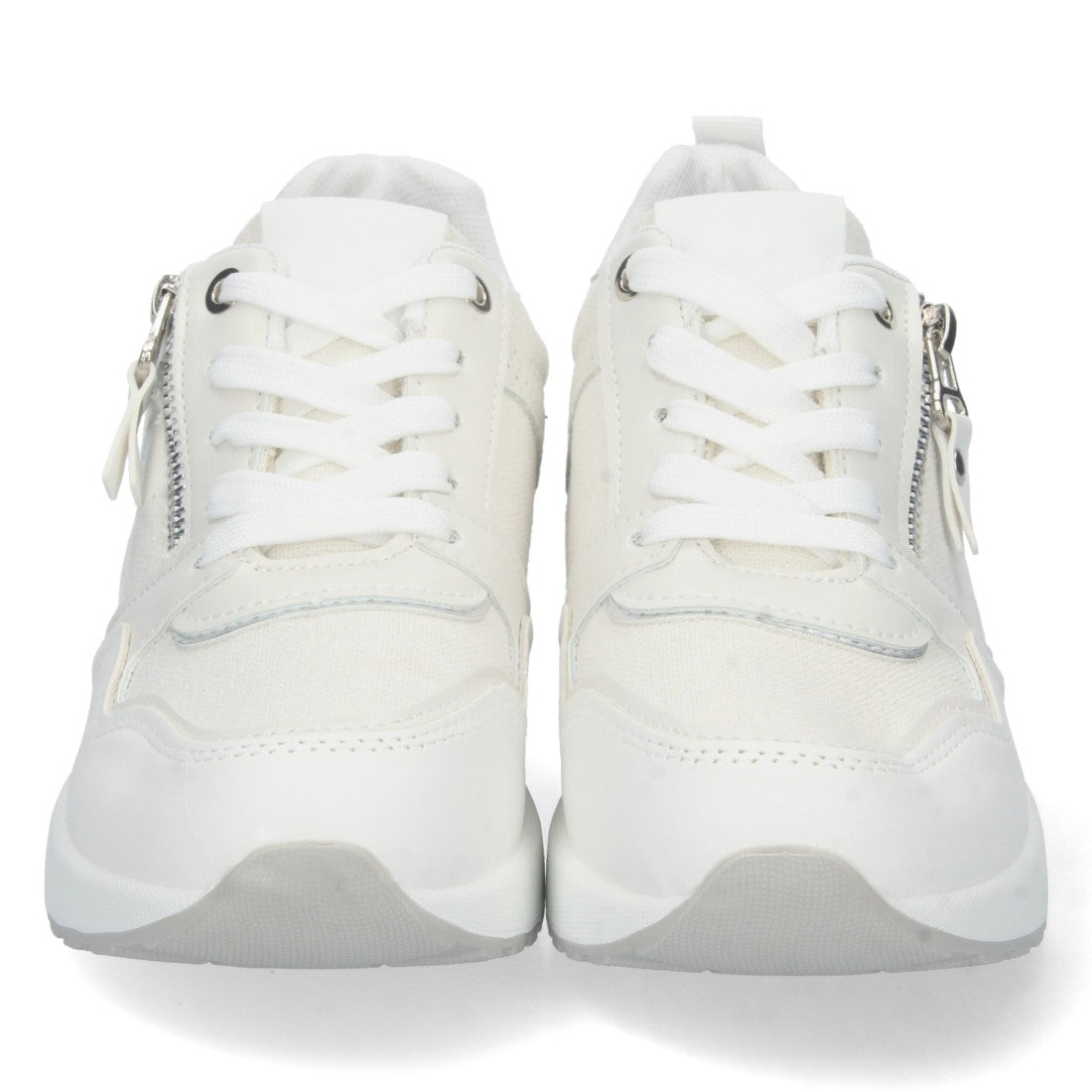 Zapatillas Blancas Plataforma - Estilo Moderno