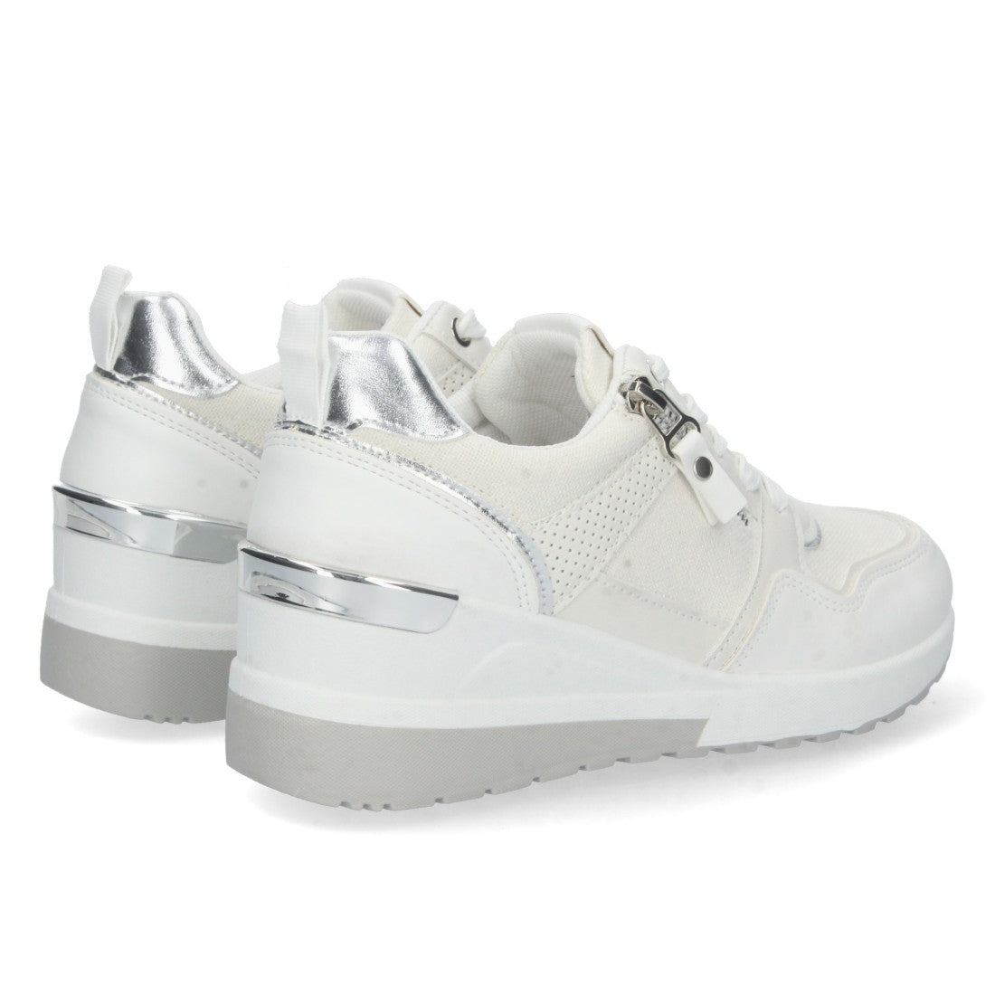 Zapatillas Blancas Plataforma - Estilo Moderno