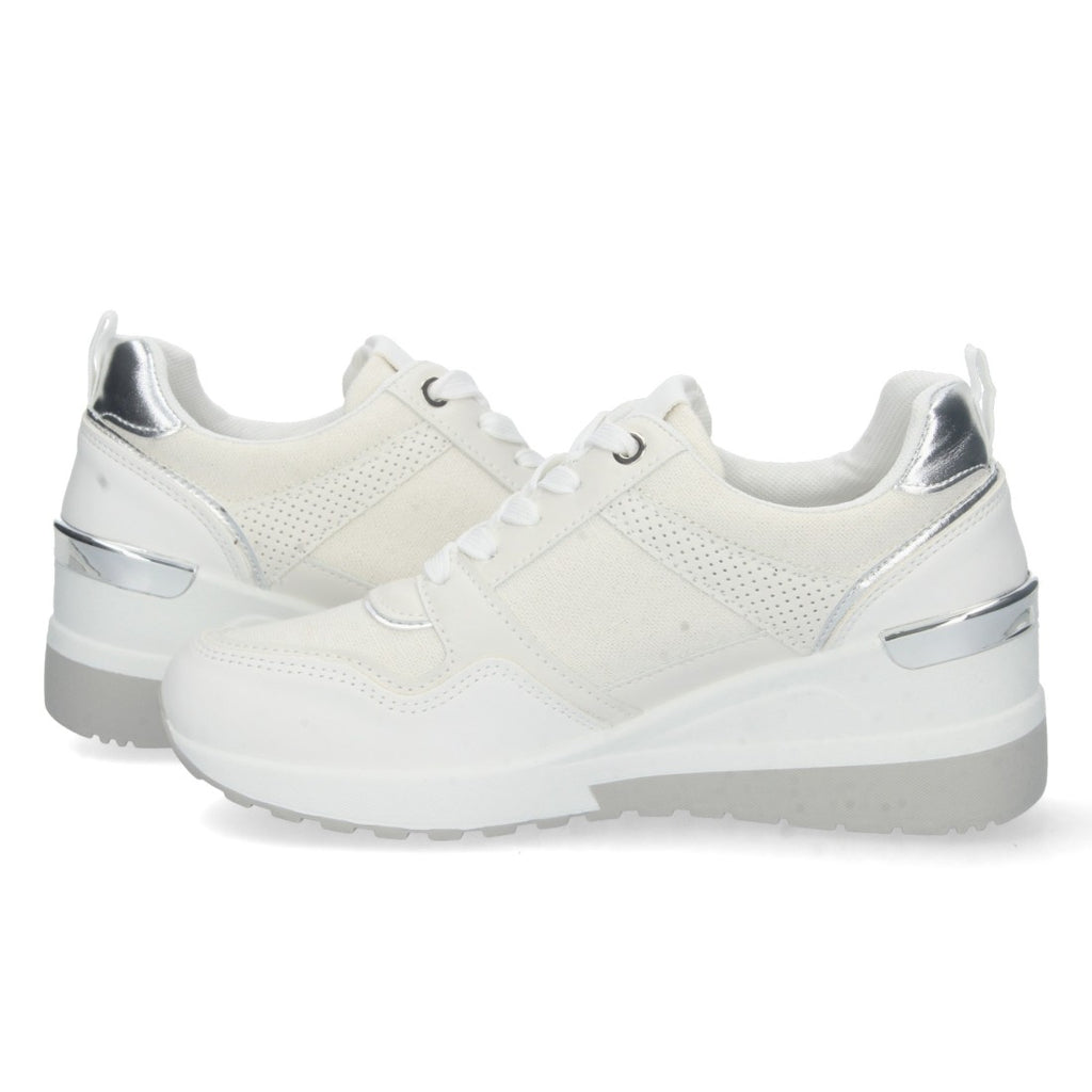 Zapatillas Blancas Plataforma - Estilo Moderno