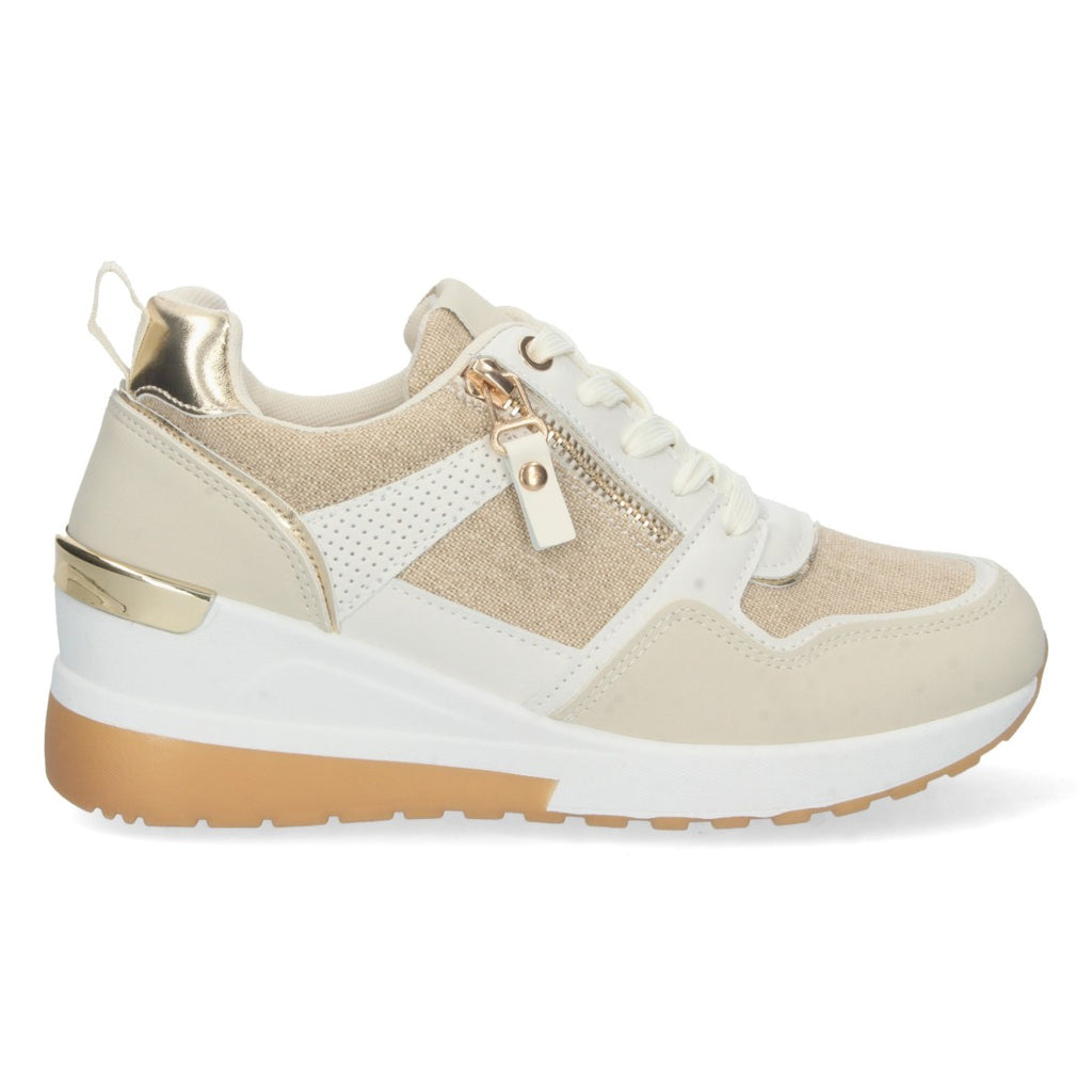 Zapatillas Beige Plataforma - Elegancia Natural