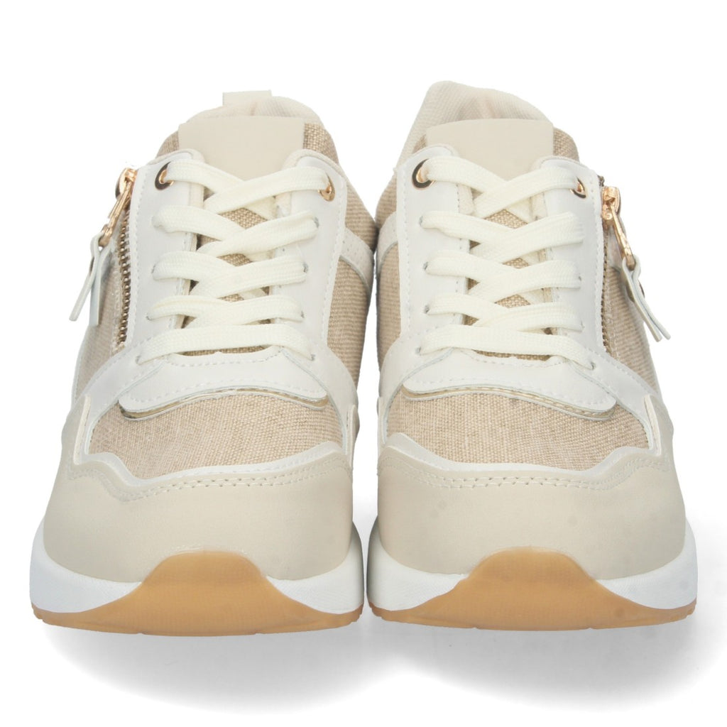 Zapatillas Beige Plataforma - Elegancia Natural