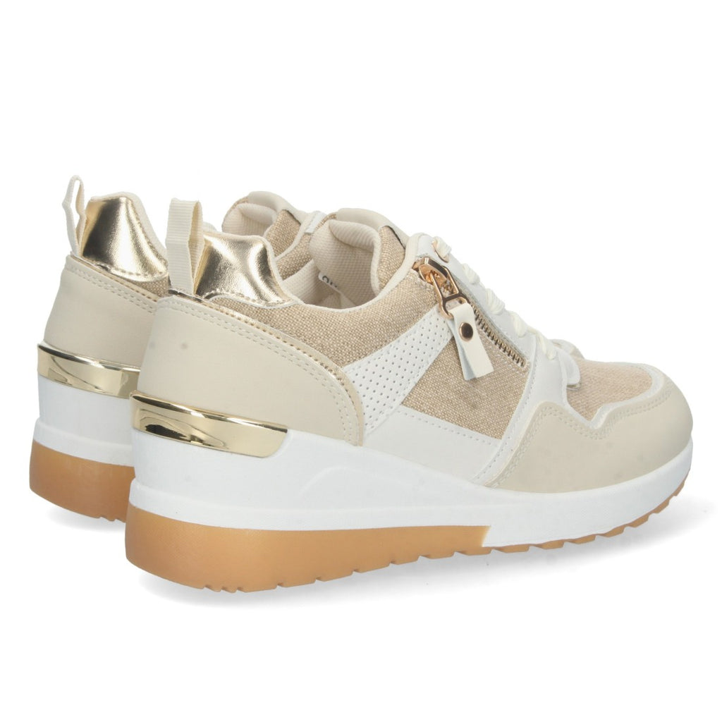 Zapatillas Beige Plataforma - Elegancia Natural