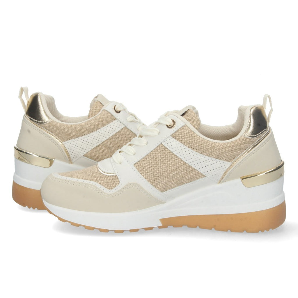 Zapatillas Beige Plataforma - Elegancia Natural