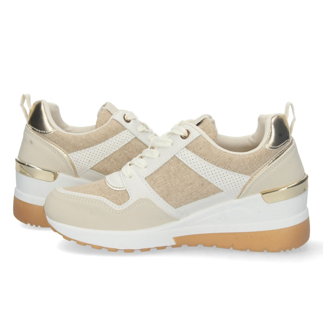 Zapatillas Beige Plataforma - Elegancia Natural