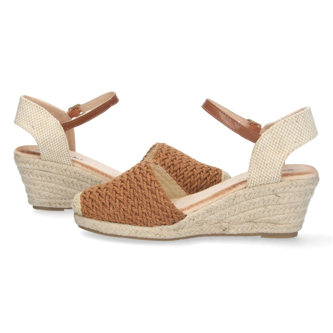 Sandalias Camel Mujer Elegantes Verano