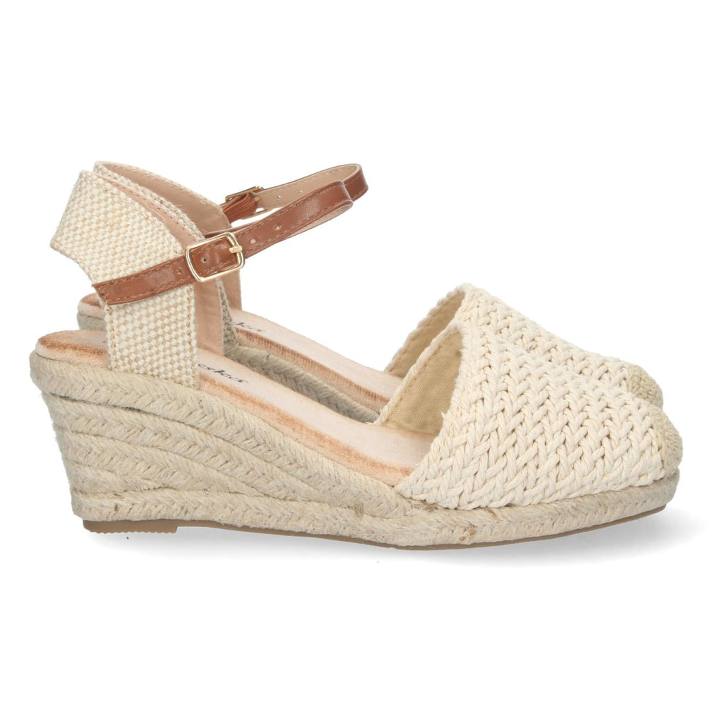 Sandalias Beige Mujer Elegantes Verano