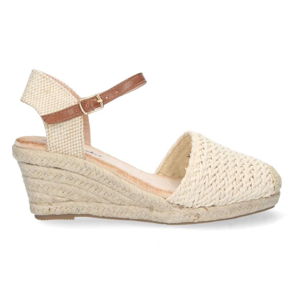 Sandalias Beige Mujer Elegantes Verano