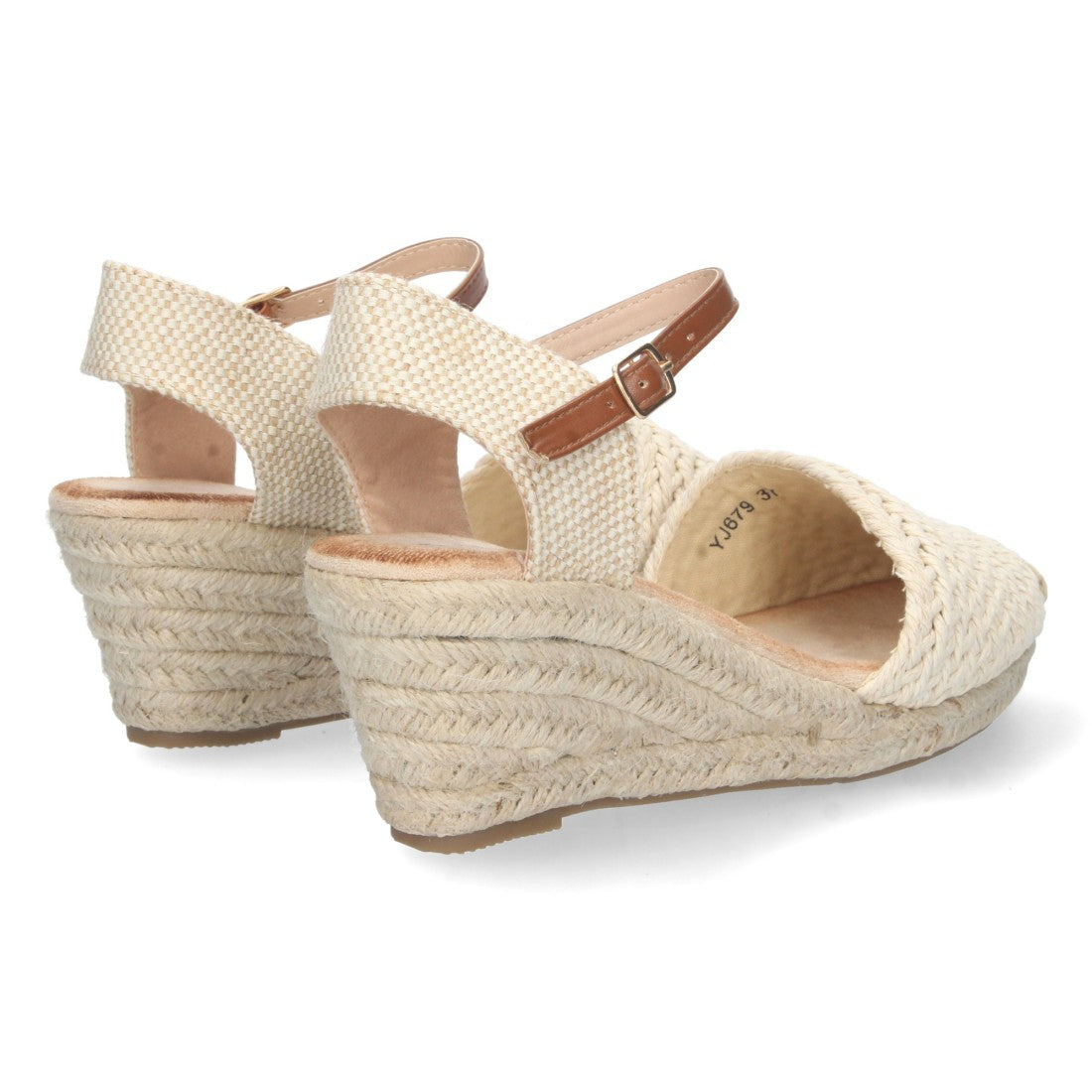 Sandalias Beige Mujer Elegantes Verano
