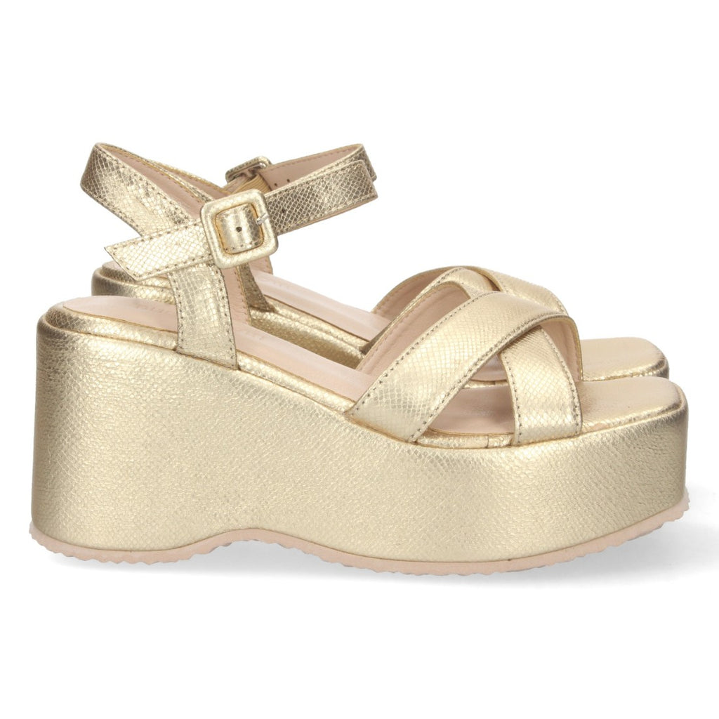 Sandalias Doradas Mujer Elegantes Fiesta