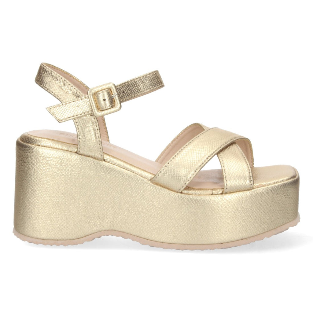 Sandalias Doradas Mujer Elegantes Fiesta