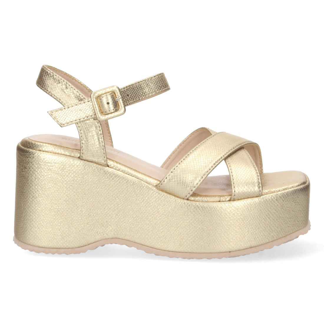 Sandalias Doradas Mujer Elegantes Fiesta