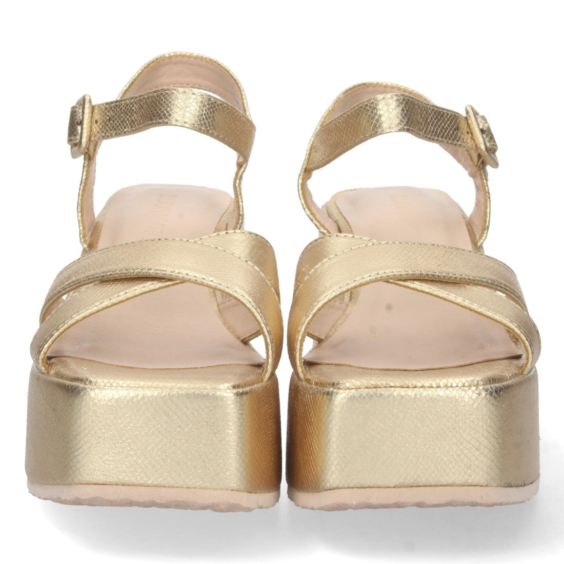 Sandalias Doradas Mujer Elegantes Fiesta