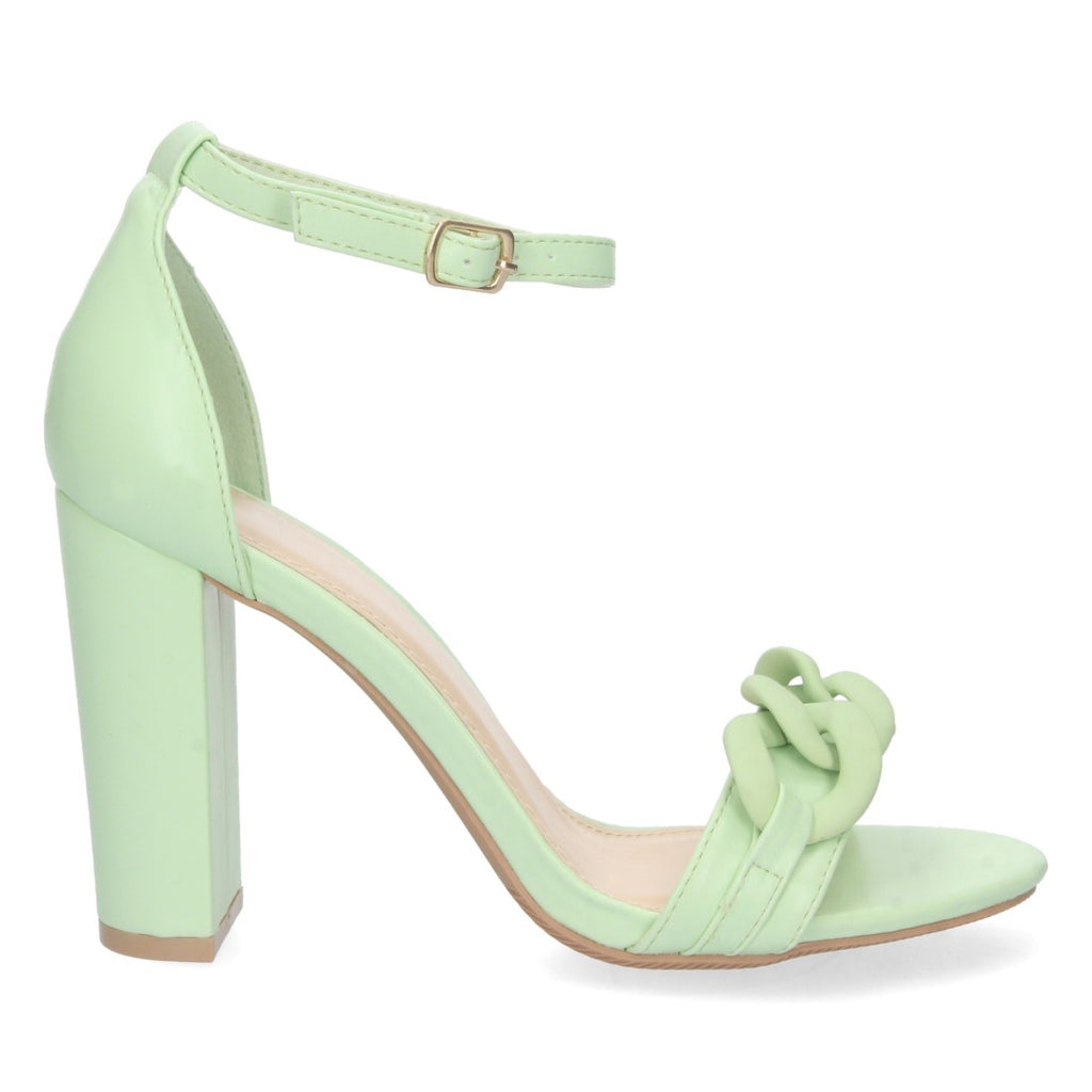 Grüne Sandalen Absatz Elegant Bequem Party Hochzeit