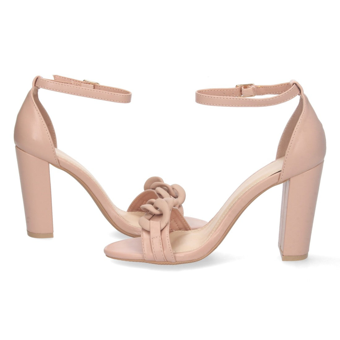 Elegante, bequeme rosa Sandalen mit Absatz für Partys und Hochzeiten