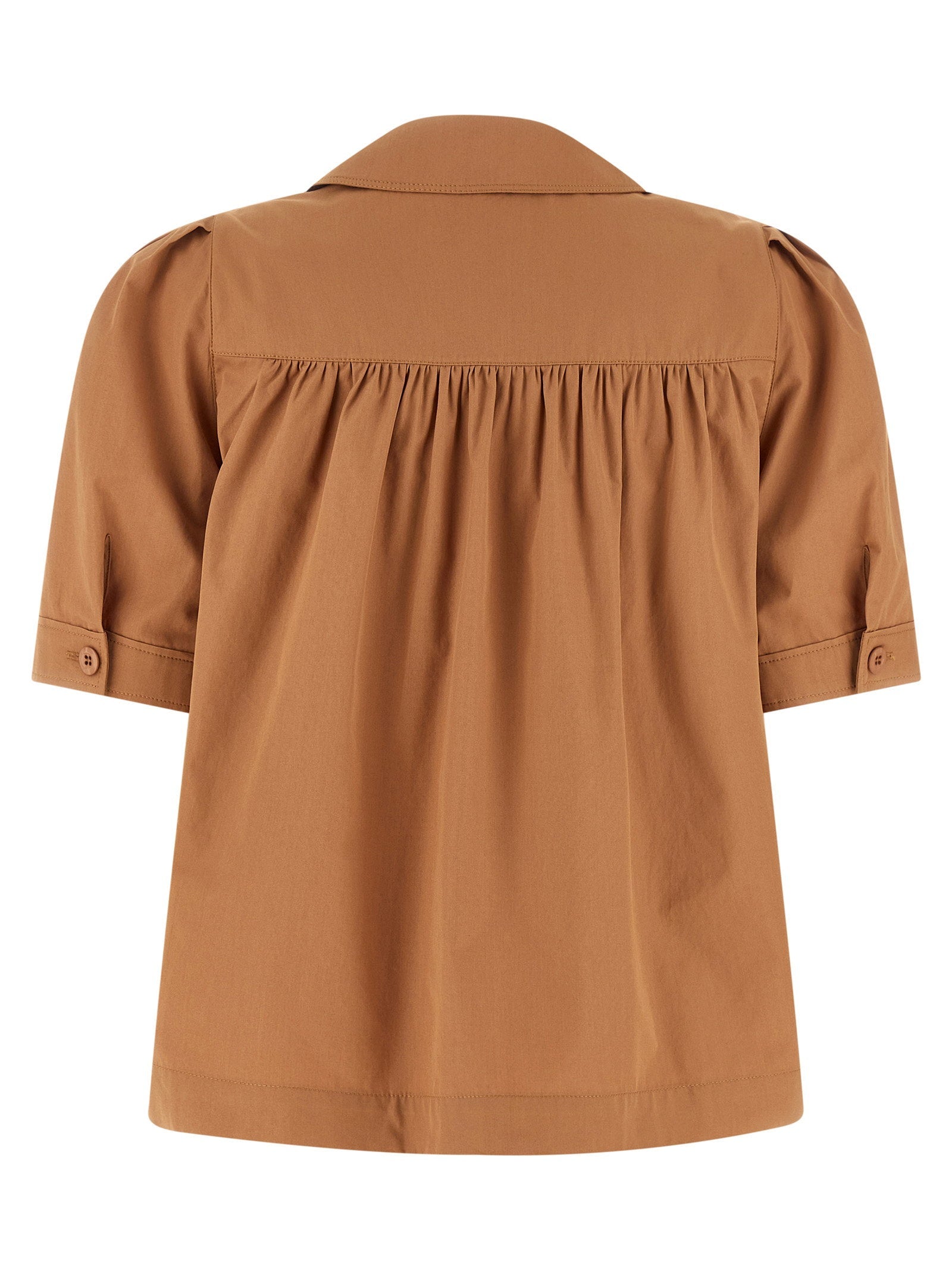 Chloé Logo Embroidery Shirt