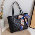 Large Capacity Embroidery Bag New Trendy Simple Scarf Tote Bag Hot Selling One Shoulder Bucket Bag Bags for Women