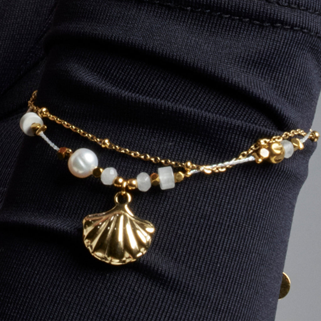 Pulsera con Circonita Brillante acabado oro 18k - Virat