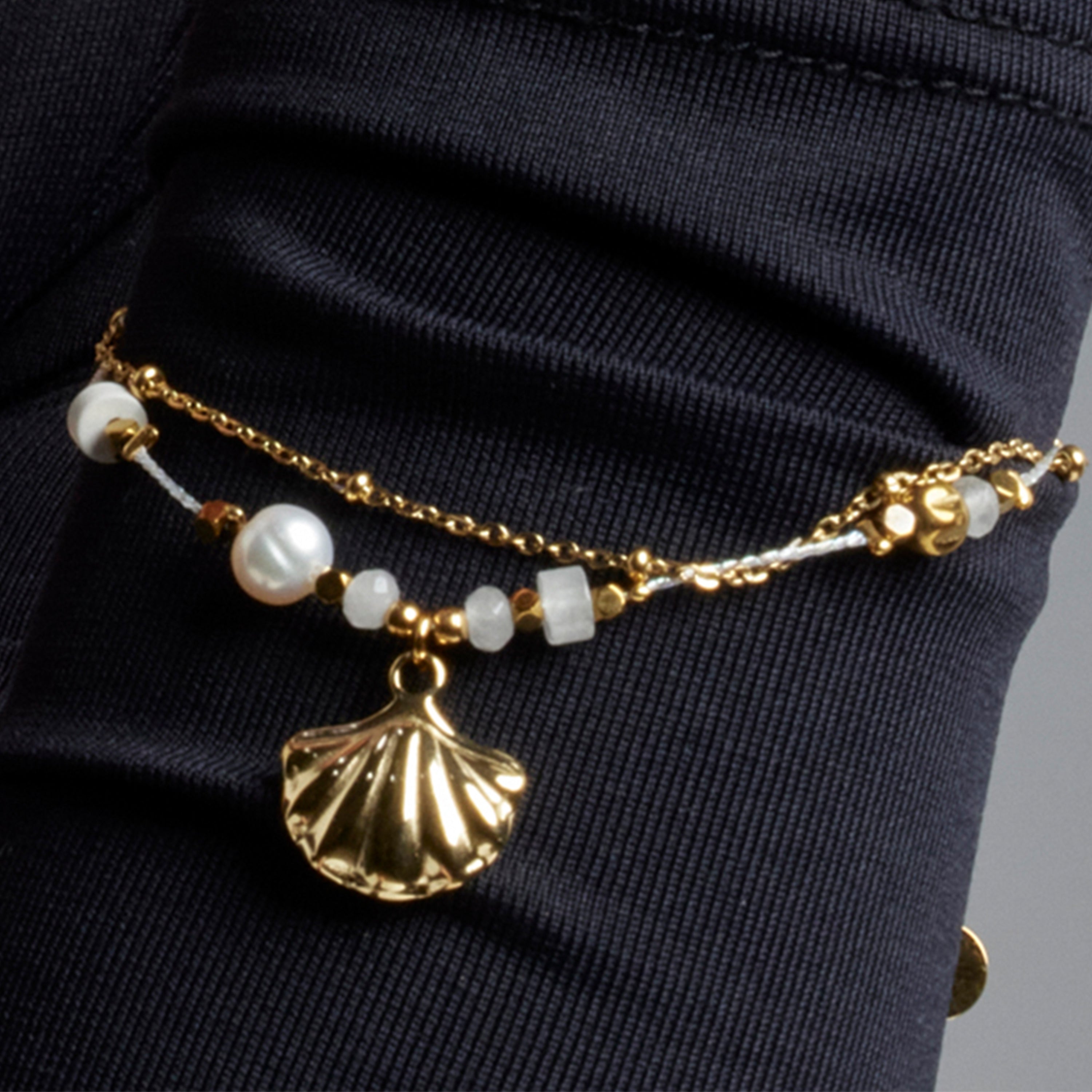 Pulsera con Circonita Brillante acabado oro 18k - Virat