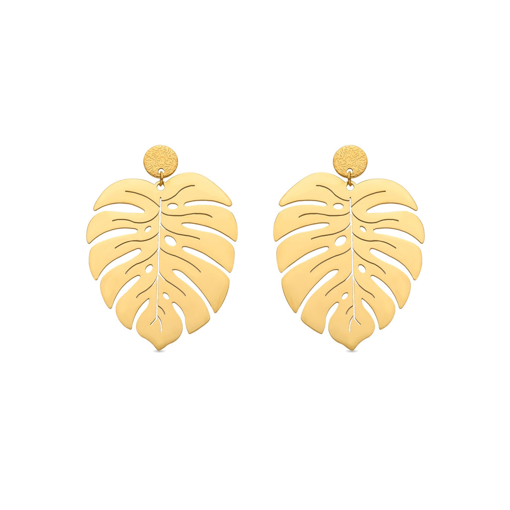 Pendientes acabado oro 18k - Mizay