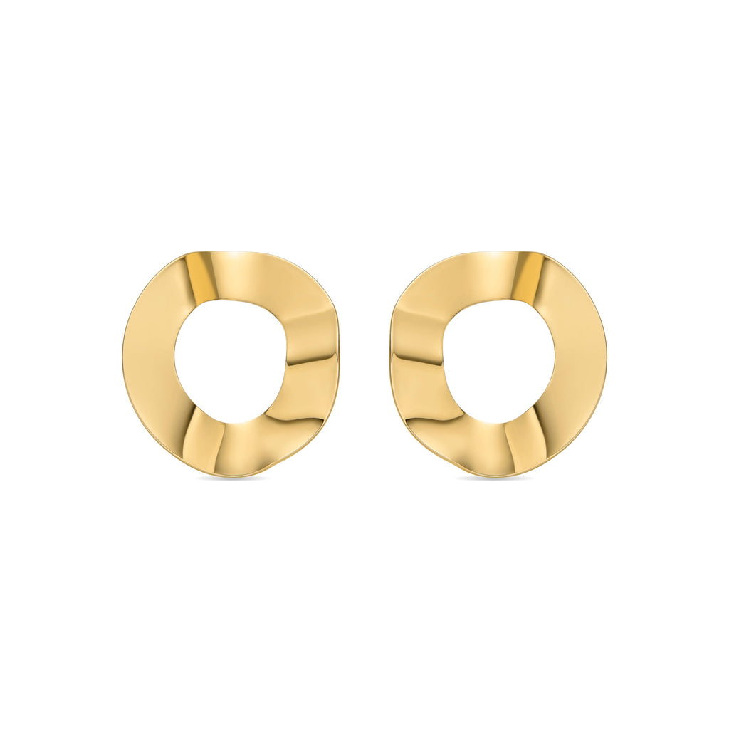 Pendientes acabado oro 18k - Shumi