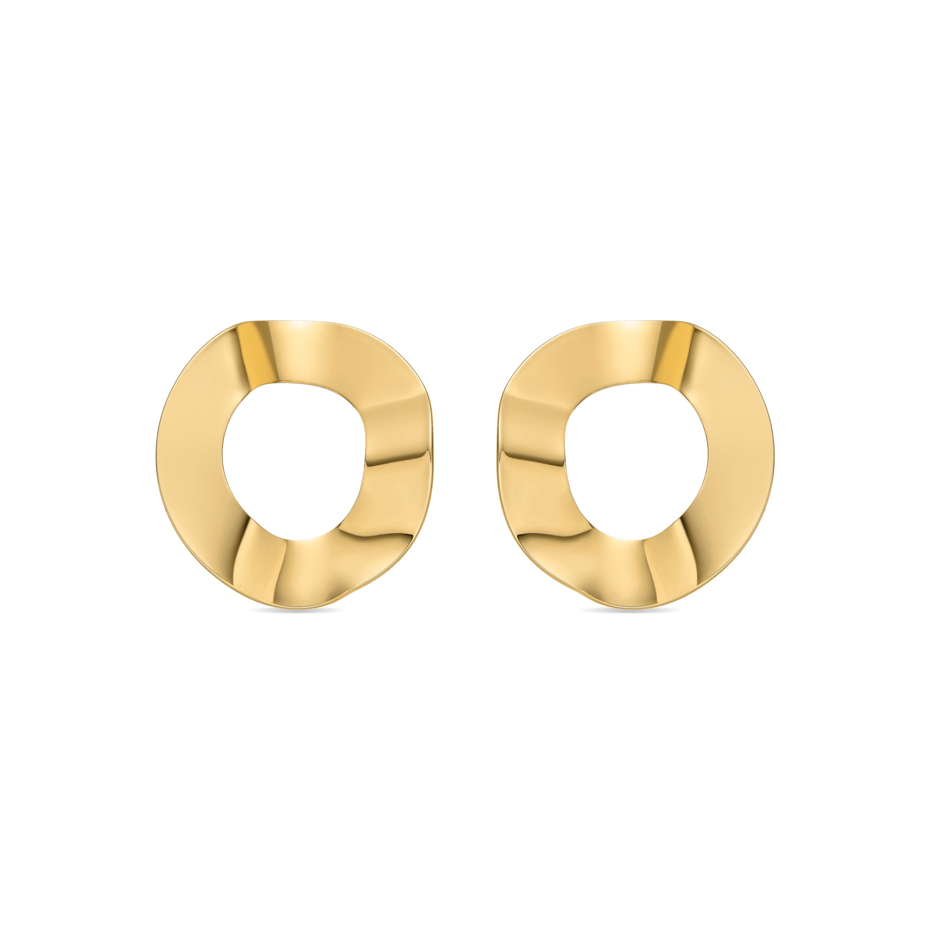 Pendientes acabado oro 18k - Shumi
