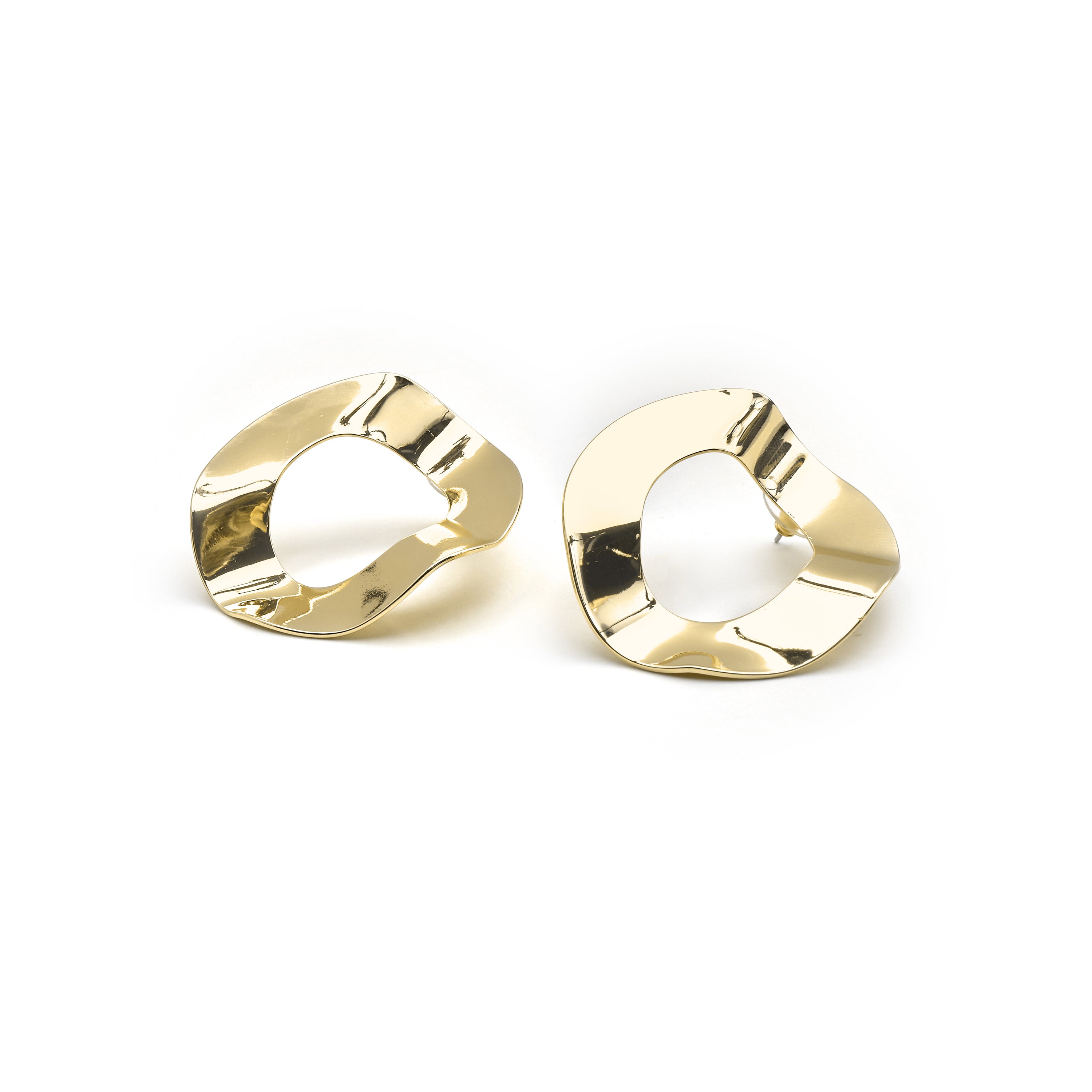Pendientes acabado oro 18k - Shumi