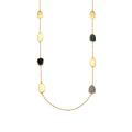 Collar con Lacado Azul acabado oro 18k - Talyu