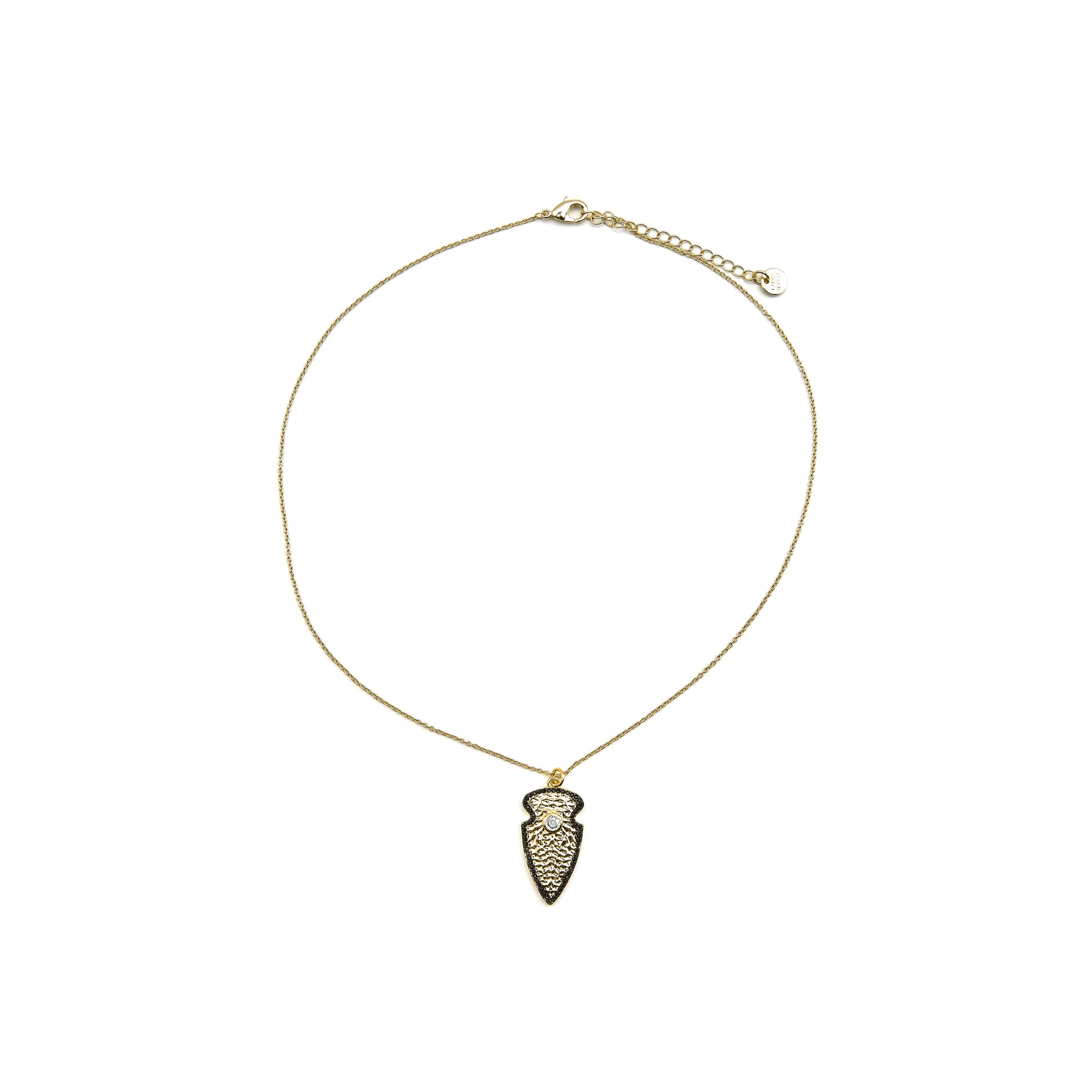 Collar con Circonita Brillante acabado oro 18k - Otla