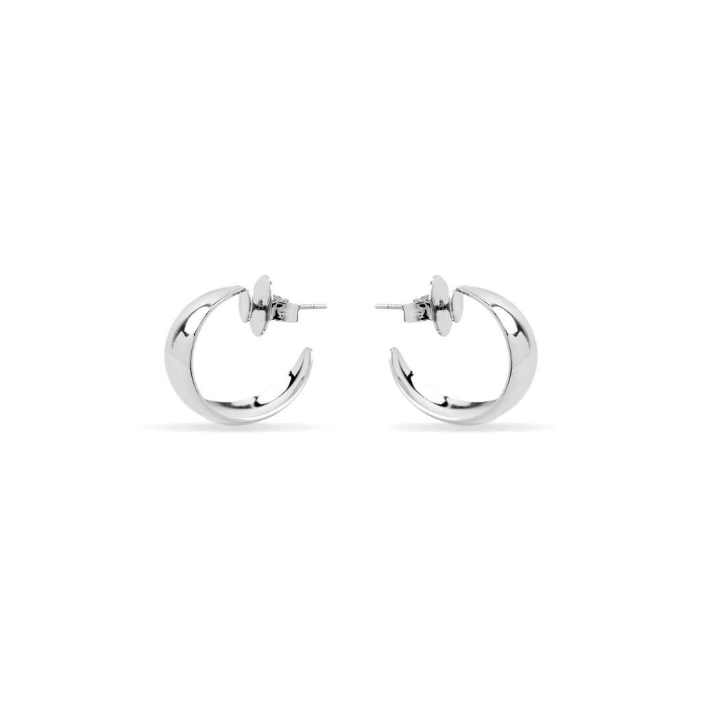 Pendientes con - acabado plata - Hellax