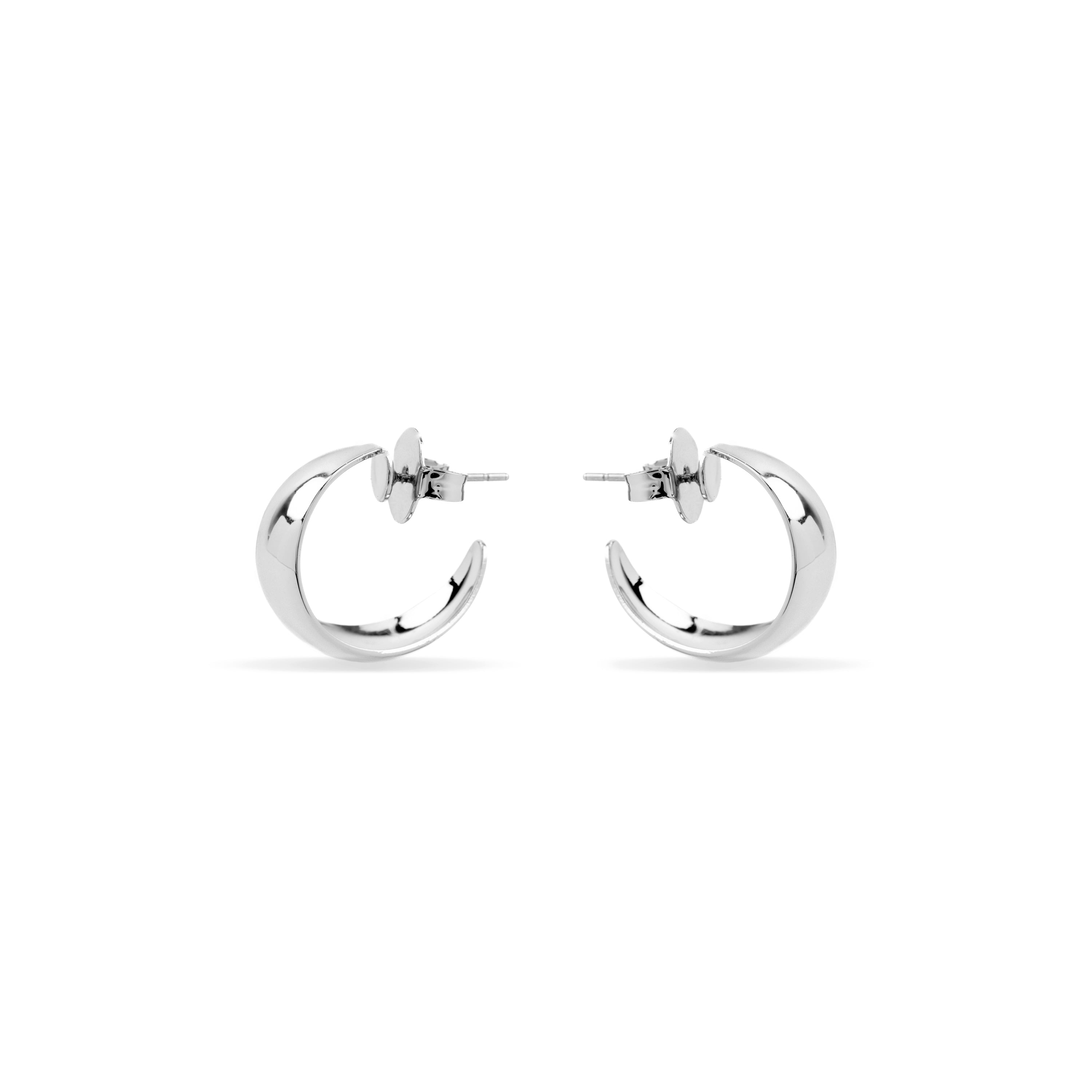 Pendientes con - acabado plata - Hellax