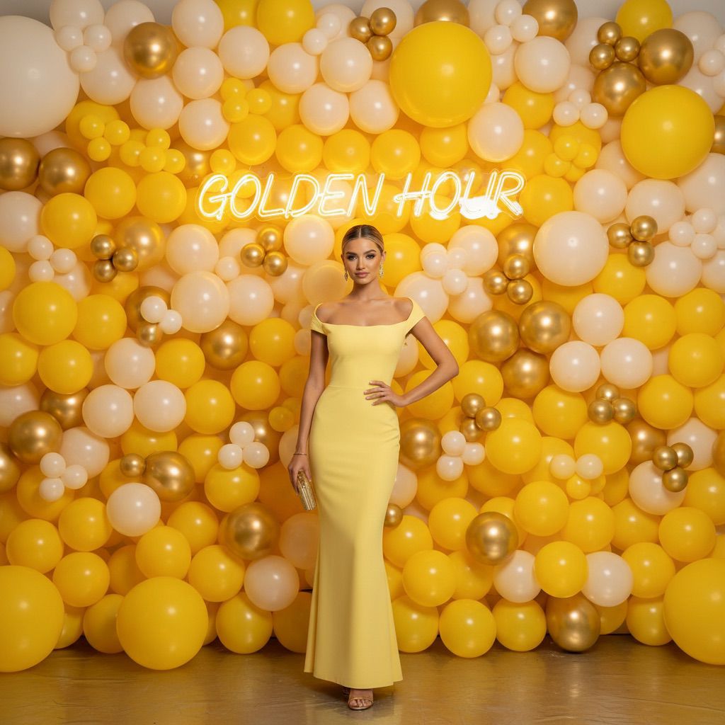 Vestido Sol de Capri Amarillo Sirena Talla Única 36-40/42