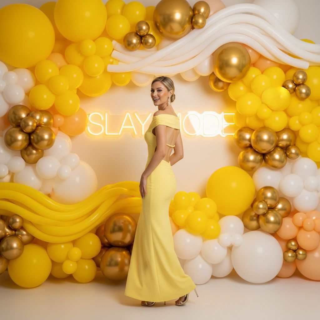 Vestido Sol de Capri Amarillo Sirena Talla Única 36-40/42