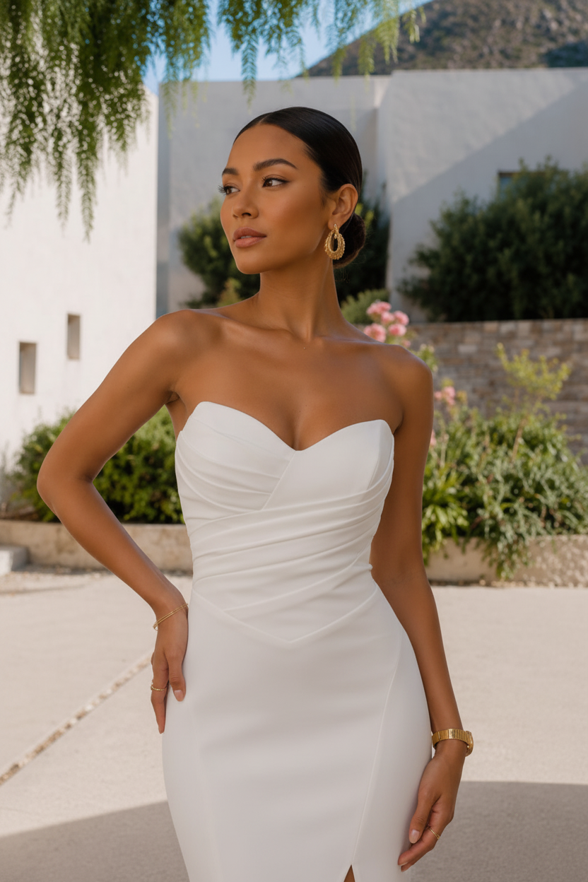 Vestido de Novia Sirena Strapless