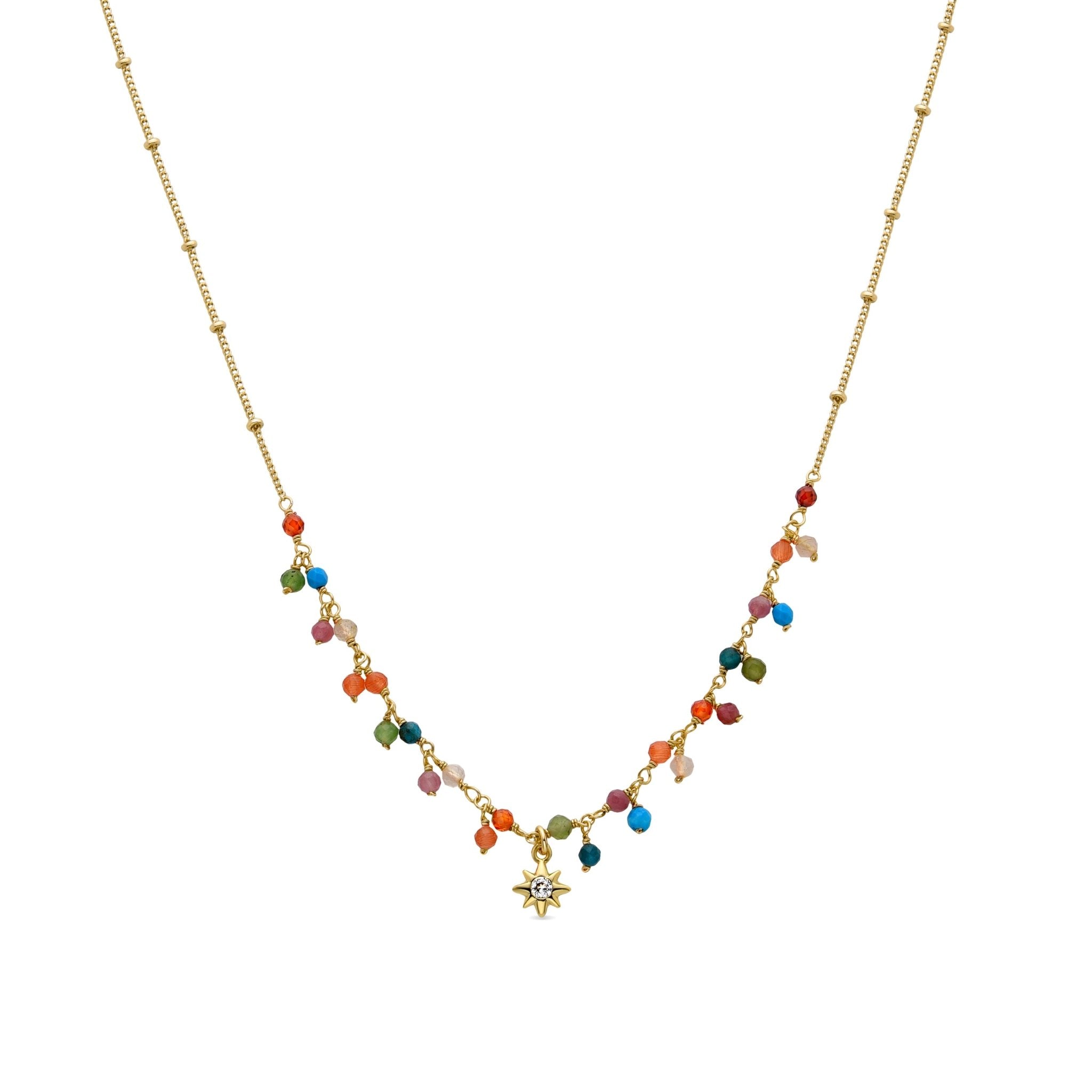 Collar acabado oro 18k