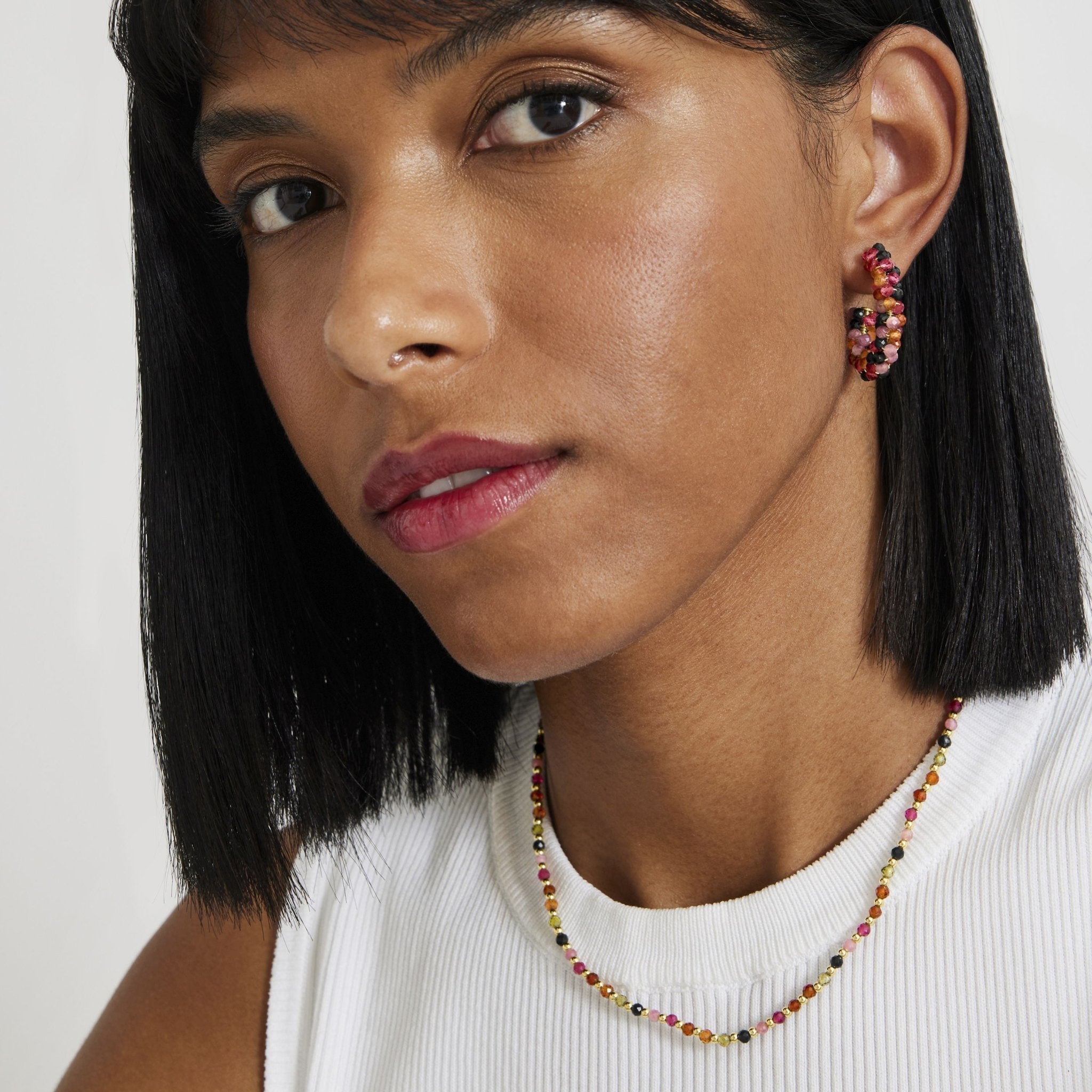 Collar acabado oro 18k