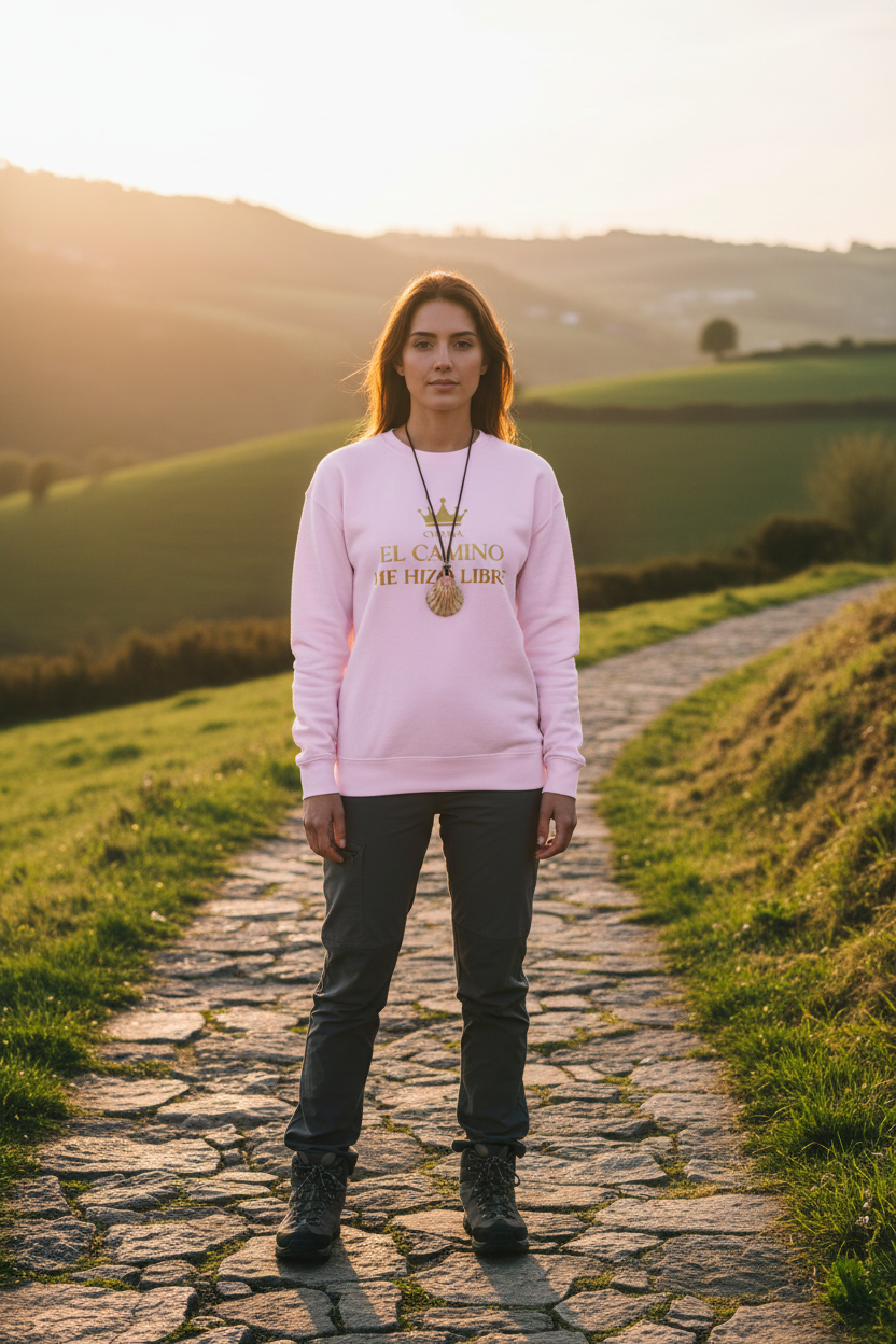 Sudadera El Camino Me Hizo Libre - Ruta jacobea