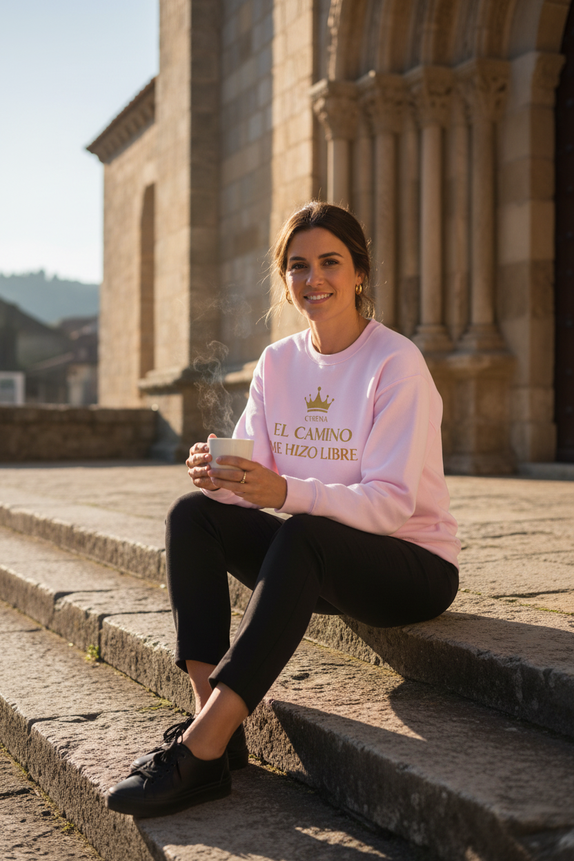Sudadera El Camino Me Hizo Libre - Iglesia románica