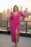 Vestido Midi Curvy Buganvilla - Rooftop atardecer