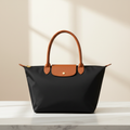 Bolso shopper nylon negro - estudio premium