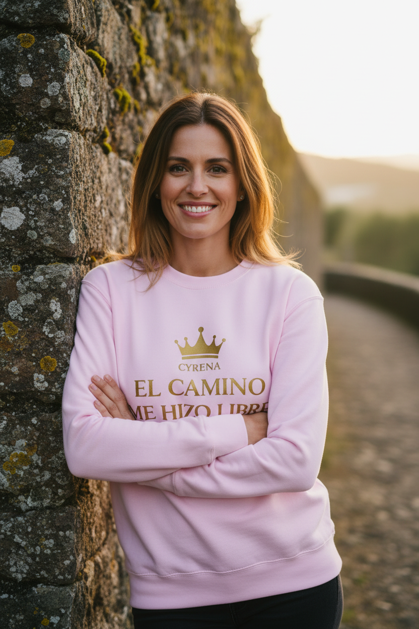 Sudadera El Camino Me Hizo Libre - Muro de piedra