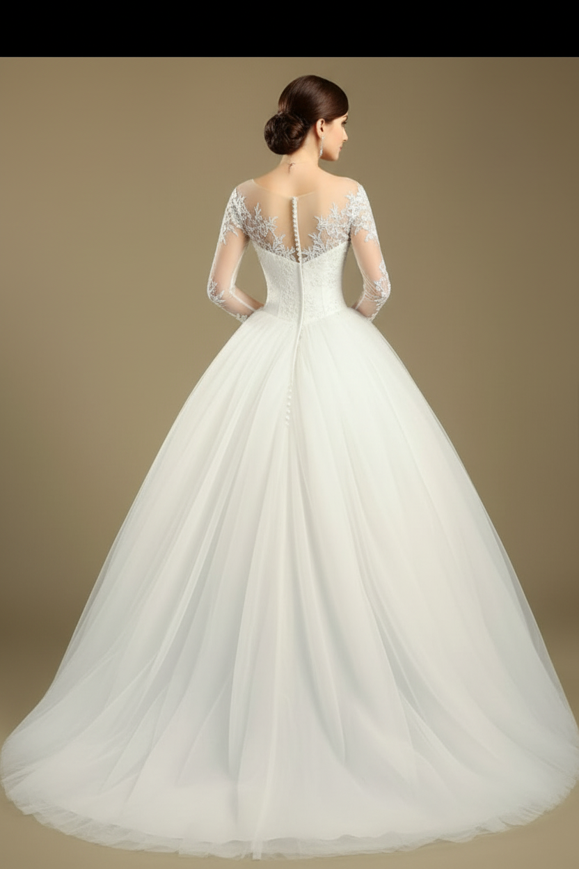 Vestido de Novia Valentina - Vista trasera