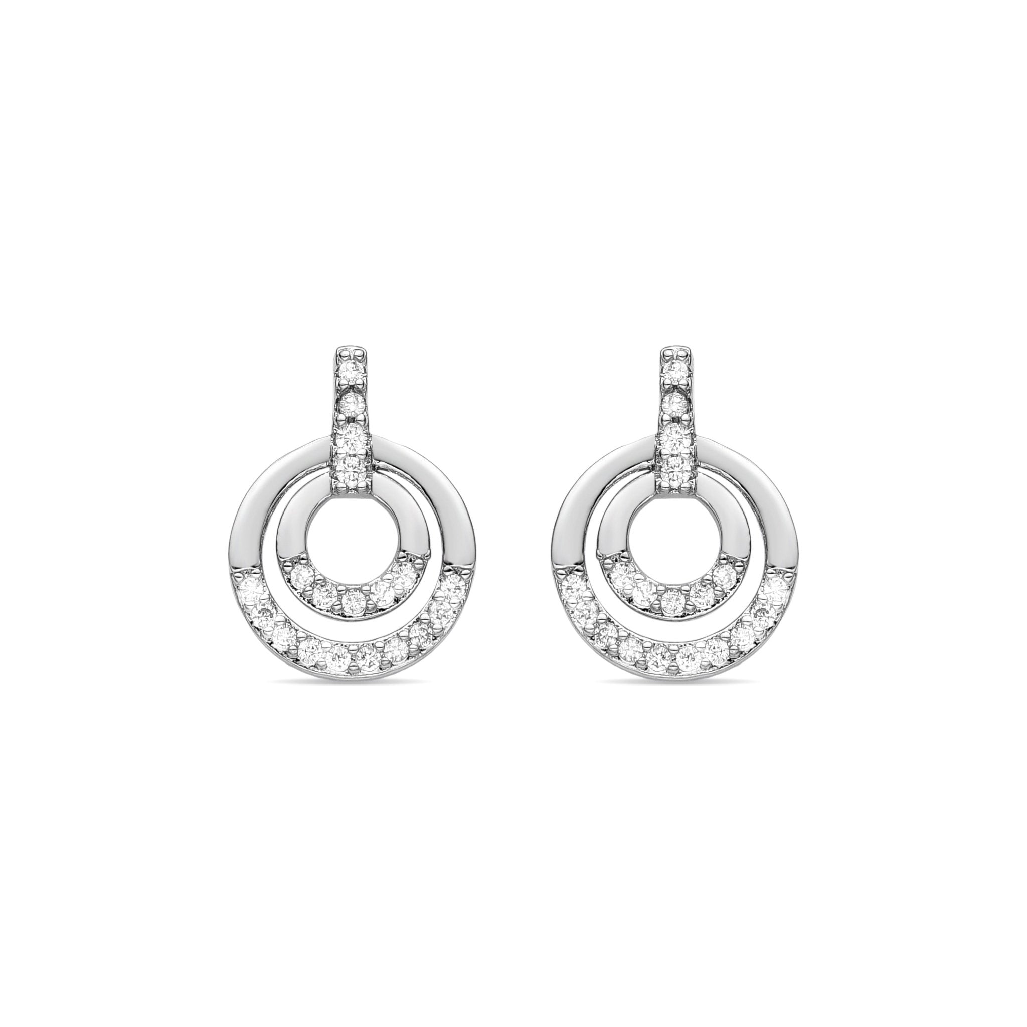 Pendientes acabado plata