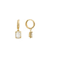 Pendientes acabados en oro 18k