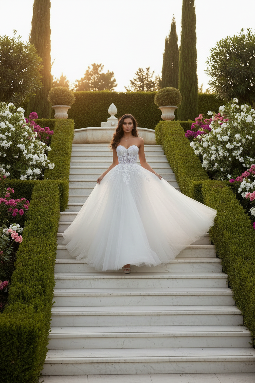 Vestido Novia Corset Tulle- EXCLUSIVO ONLINE